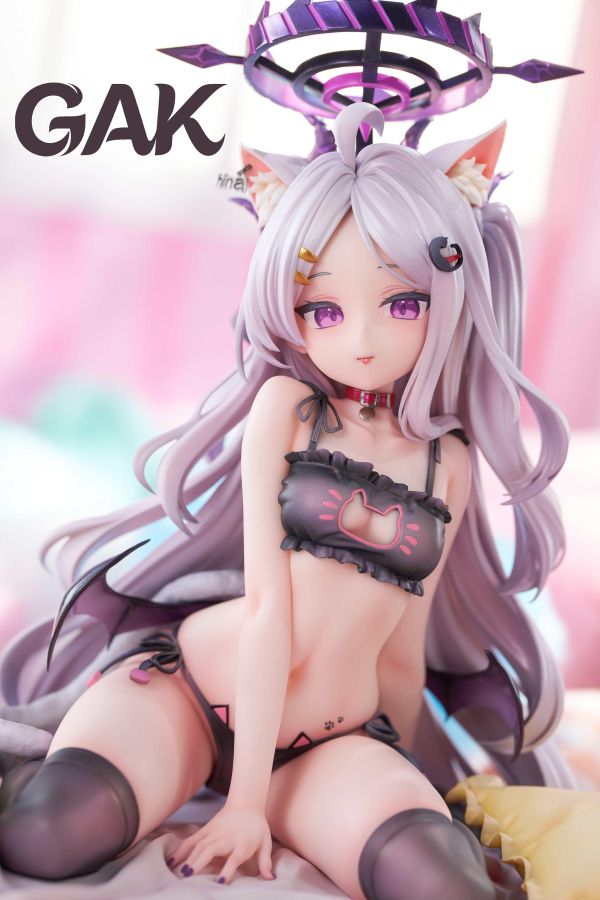 【預購】GAK > 蔚藍檔案 > 1/6 空崎日奈（貓貓睡衣.ver）& 一本好書 百合園聖婭 MKO-Studio,蔚藍檔案,橘光,橘希望,GK,玩具,收藏,擺件,模型,公仔,人偶,手辦,動漫