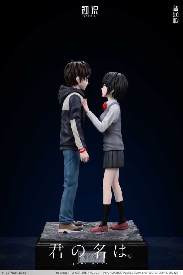 【售罄-代購/追加服務請洽客服】初識工作室 > 新海誠 > 你的名字黃昏 立花瀧 & 宮水三葉 新海誠,你的名字,立花瀧,宮水三葉,GK,玩具,模型,雕像,擺飾