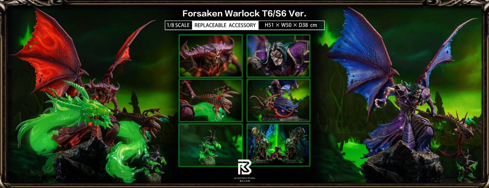 【預購】BRS黑石 > 魔獸世界 > 五人小隊系列第三彈 T6被遺忘者亡靈術士 門神扎昆 (多版本) 魔獸世界,門神扎昆,亡靈術士,GK,玩具,模型,雕像,共鳴