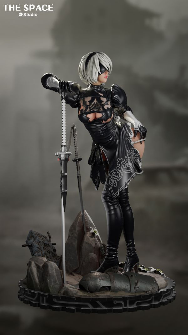 【售罄-代購/追加服務請洽客服】The Space & 洛洛 > 尼爾自動人形 > 1/6 & 1/4  2B 火影忍者,NARUTO,夕日紅,GK,玩具,模型,雕像,共鳴