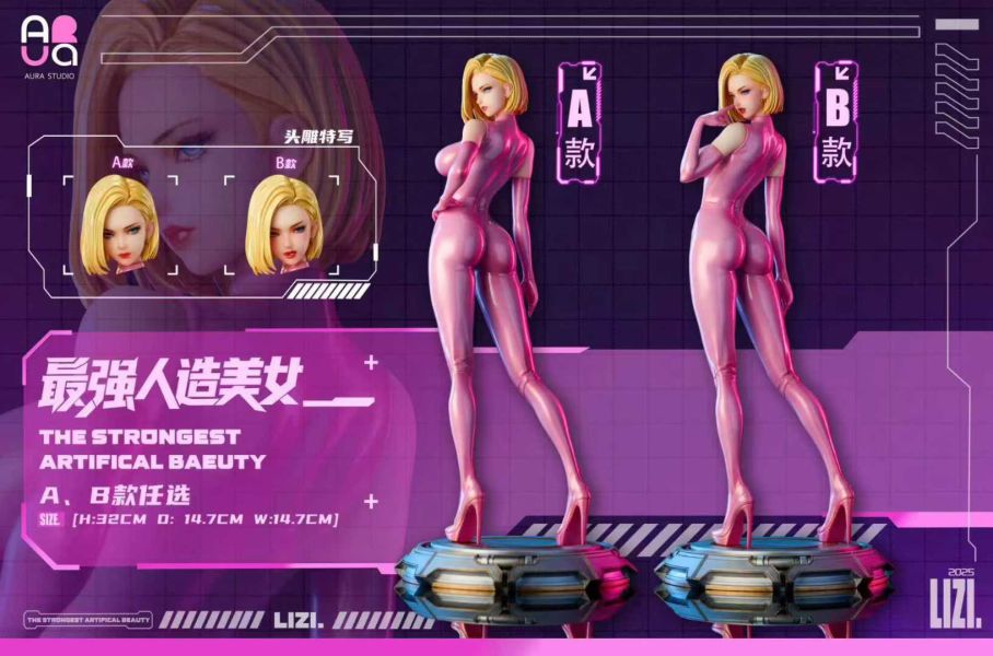 【預購】AURA-Studio > 七龍珠 > 最強人造人18號 拉姿麗 (多版本) 七龍珠,人造人18號,拉姿麗,GK,玩具,模型,雕像,共鳴