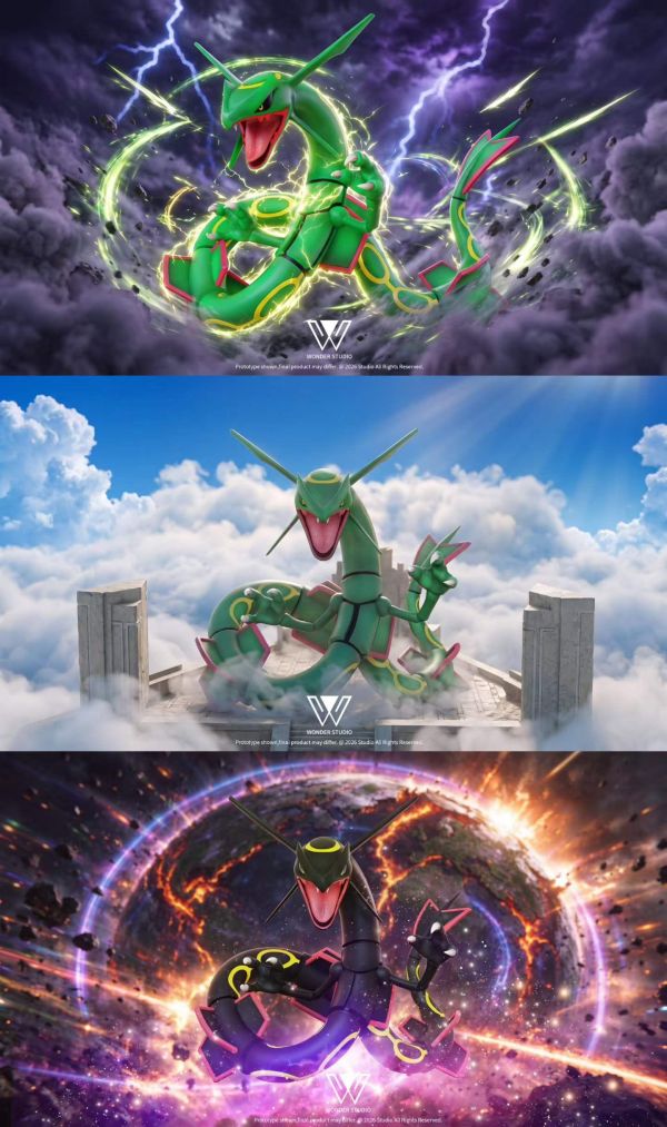 【預購】玩得Wonder > 寶可夢 > 1/10 烈空坐 (三版本) 玩得Wonder,寶可夢,烈空坐,GK,玩具,收藏,擺件,模型,公仔,人偶,手辦,動漫