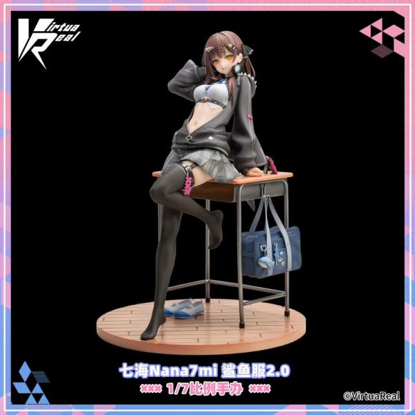 【預購】逆轉工作室 > VirtuaReal > 1/7 鯊魚服2.0 七海Nana7mi VirtuaReal,七海Nana7mi,GK,玩具,模型,雕像,共鳴