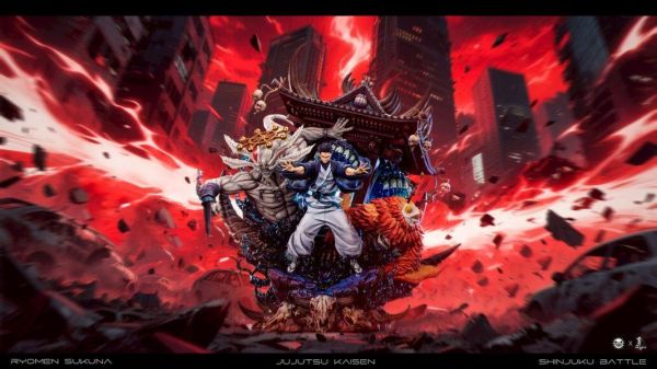 【補款】Zany Joke & 騎士聯盟 >咒術迴戰>1/6 終極對決系列02 十影法式神 兩面宿儺 怪博士與機器娃娃,阿拉蕾,GK,玩具,模型,雕像,擺飾,收藏,共鳴