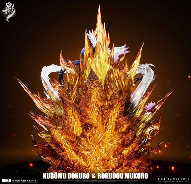 【預購】掠影工作室 > 家庭教師HITMAN REBORN! > 005霧之守護雙人舞  庫洛姆&六道骸 大熊社,海賊王,賓什莫克·香吉士,GK,玩具,收藏,擺件,模型,公仔,人偶,手辦,動漫