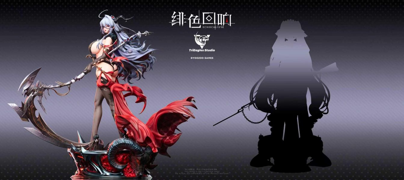 【預購】《正版授權》TriEagles(TES) > Echocalypse緋紅的神約 > 1/4 系列雕像第一彈 黛莫妮卡(雙版本) TriEagles(TES),風雨蘭,GK,玩具,收藏,擺件,模型,公仔,人偶,手辦,動漫