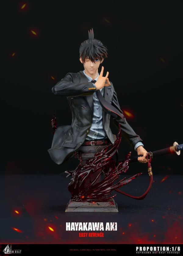 【售罄-代購/追加服務請洽客服】Dream Boat夢之船 > 鏈鋸人 > 1/7 鏈鋸人系列第二款 早川秋(三版本) 夢之船,夢船,鏈鋸人,早川秋,DREAMBOAT,DBS,GK,玩具,收藏,擺件,模型,公仔,人偶,手辦,動漫