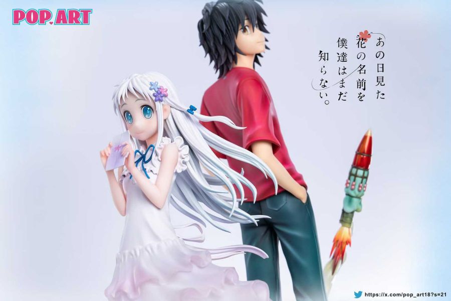 【預購】POP.ART > 我們仍未知道那天所看見的花名 > 1/6 未聞花名 本間芽衣子&宿海仁太 (雙版本) 我們仍未知道那天所看見的花名,未聞花名,本間芽衣子,宿海仁太,GK,玩具,模型,雕像,共鳴
