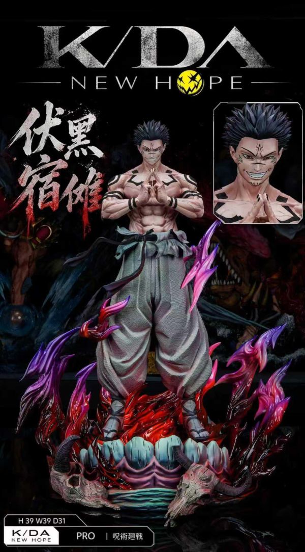 【預購】KD/A New Hope工作室 > 咒術迴戰 > 人外魔境新宿對決 · 歷代最強咒術師 十影法式神·兩面宿儺(雙版本) 塵境,咒術迴戰,兩面宿儺,GK,玩具,收藏,擺件,模型,公仔,人偶,手辦,動漫