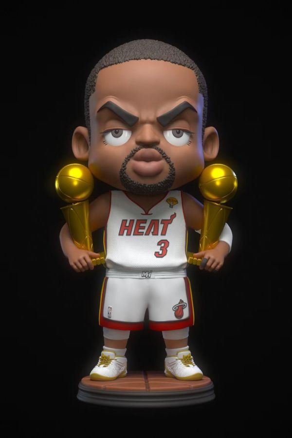 【預購】M3工作室>NBA>Q版德韋恩·韋德 怪博士與機器娃娃,阿拉蕾,GK,玩具,模型,雕像,擺飾,收藏,共鳴