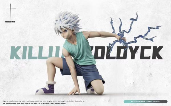 【預購】Cross十字>HUNTER×HUNTER全職獵人>蹲姿神速 奇犽 海賊王,航海王,索隆,羅羅亞,利群,POP,修羅,三刀流,GK,玩具,雕像,擺件,收藏
