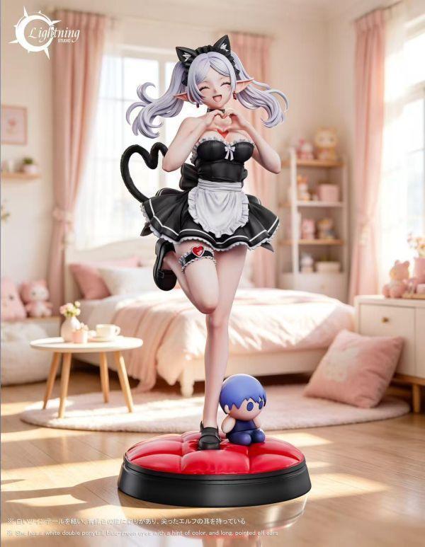 【預購】Lightning-Studio光芒 > 葬送的芙莉蓮 > 1/6 女僕芙莉蓮(雙版本) 櫻花-Studio,葬送的芙莉蓮,芙莉蓮,欣梅爾,GK,玩具,收藏,擺件,模型,公仔,人偶,手辦,動漫