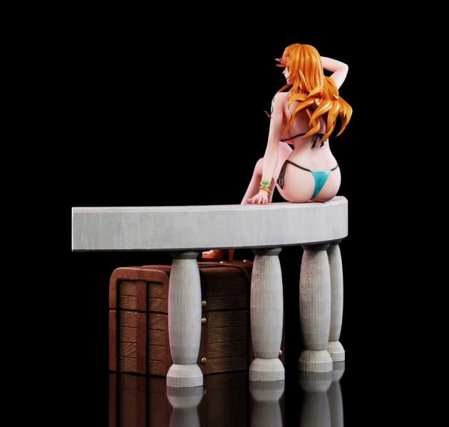 【預購】Aetheria > 海賊王 > 1/7 第二彈 坐姿娜美 海賊王,娜美,GK,玩具,模型,雕像,共鳴