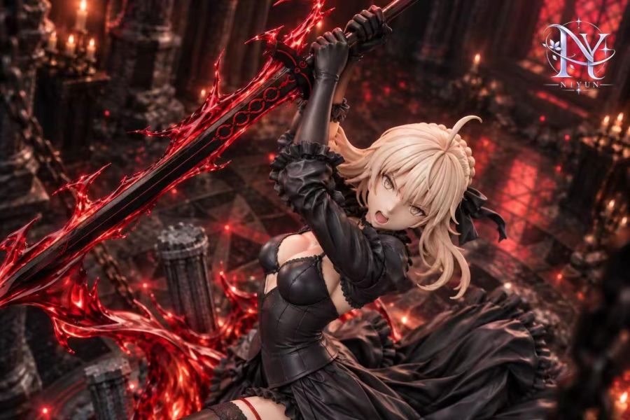 【預購】霓昀工作室> Fate > 1/6 黑呆 禮裙 saber LP-Studio,七龍珠,悟空,GK,玩具,收藏,擺件,模型,公仔,人偶,手辦,動漫