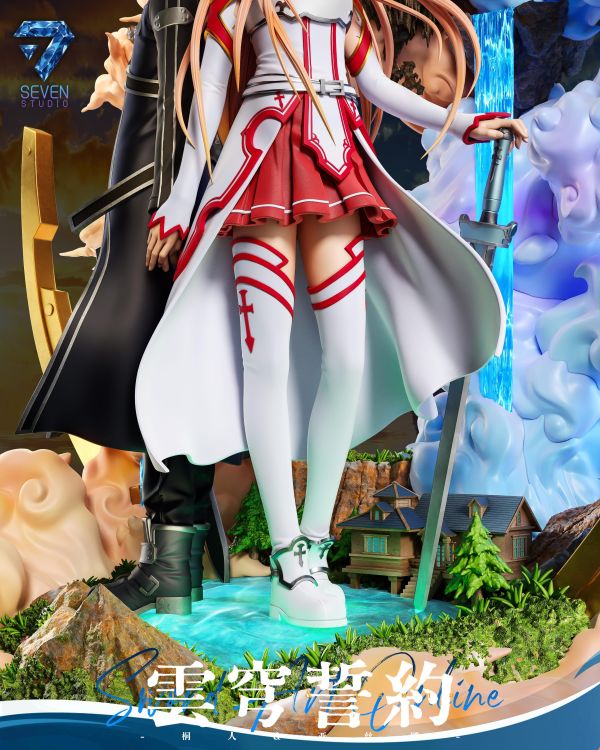 【預購】Seven-Studio > 刀劍神域 > 1/6 雲穹誓約 Sword Art Online 桐谷和人 & 亞絲娜 Seven-Studio,刀劍神域,桐谷和人,亞絲娜,GK,玩具,收藏,擺件,模型,公仔,人偶,手辦,動漫
