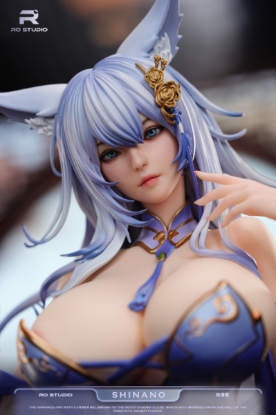 【售罄-代購/追加服務請洽客服】RO-Studio X 碧藍航線 1/4 雙子騷狐貍 信濃(鵗) & 武藏(鱷) 碧藍航線,GK,玩具,雕像,收藏
