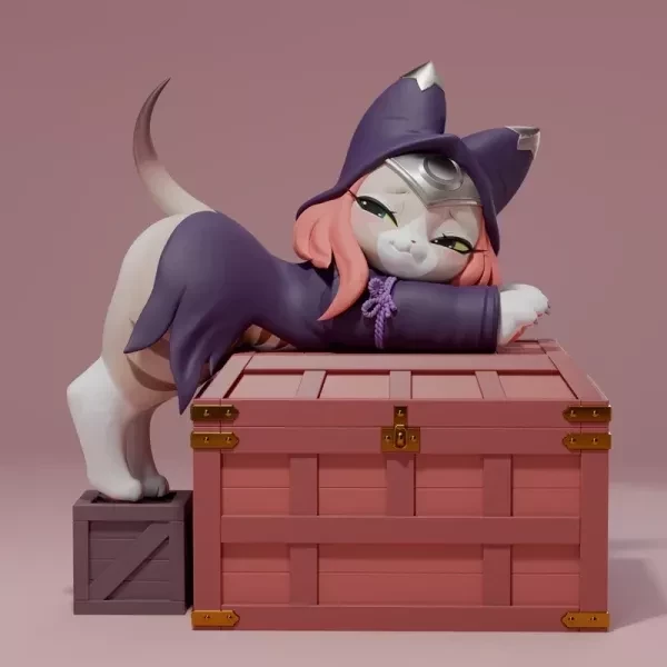 【預購】靈魔工作室 > 魔物獵人 > 月露貓 魔物獵人,月露貓,GK,玩具,模型,雕像,共鳴