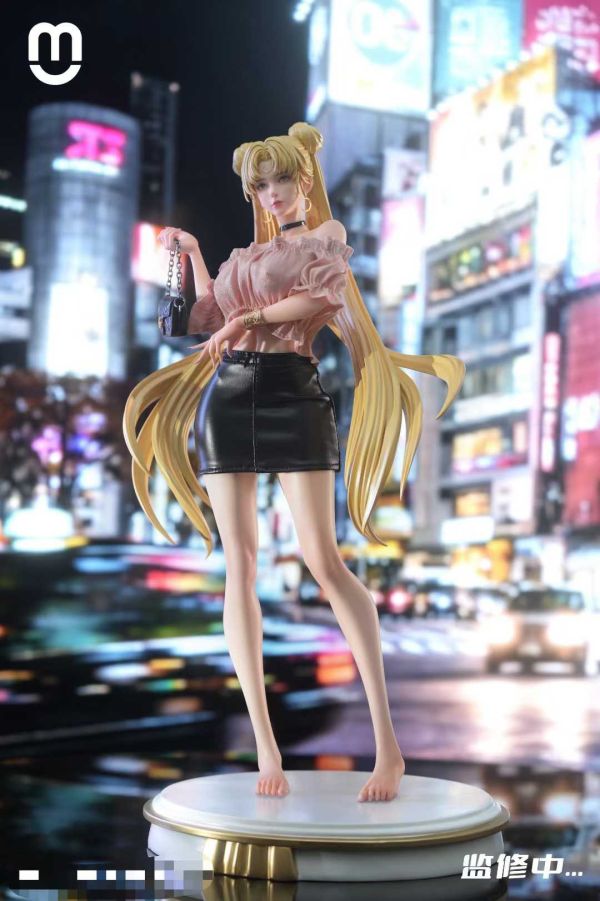 【預購】MU-Studio > 美少女戰士 > 暗黑水冰月雕像 月野兔 (雙版本) MU-Studio,美少女戰士,月野兔,GK,玩具,收藏,擺件,模型,公人偶,手辦,動漫