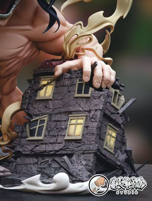 【已售罄，如欲追加請私訊客服@toykokoro】Showhand-Studio>進擊的巨人>巨人場景補全第一彈 艾連·葉卡 怪博士與機器娃娃,阿拉蕾,GK,玩具,模型,雕像,擺飾,收藏,共鳴