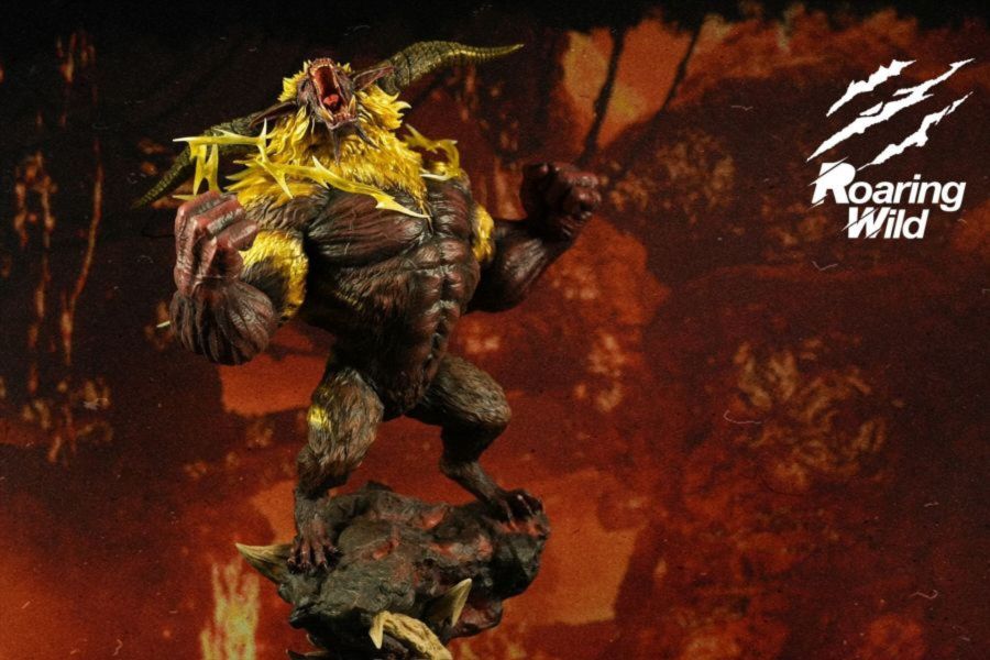 【預購】Roaring Wild>魔物獵人>金獅子拉加恩 怪博士與機器娃娃,阿拉蕾,GK,玩具,模型,雕像,擺飾,收藏,共鳴