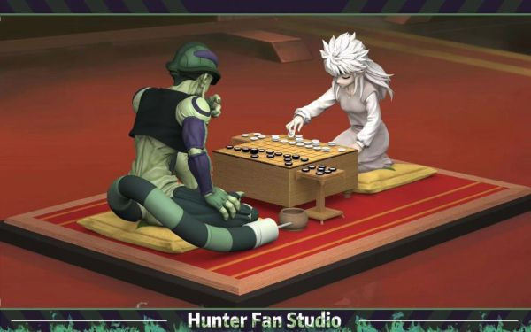 【已售罄，如欲追加請私訊客服@toykokoro】Hunter Fan>HUNTERxHUNTER全職獵人>蟻王下棋 蟻王VS小麥 