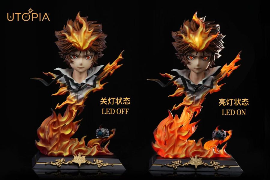 【預購】Utopia烏托邦 > 家庭教師HITMAN REBORN! > 沢田綱吉 藝術胸像系列雕像 Utopia烏托邦,家庭教師HITMAN REBORN!,沢田綱吉,GK,玩具,收藏,擺件,模型,公仔,人偶,手辦,動漫