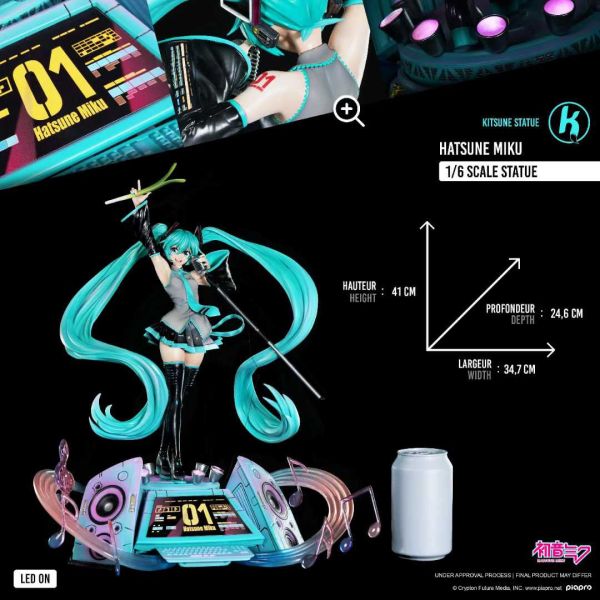 【預購】妖狐社Kitsune Statue > 初音未來 > 1/6 初音 家庭教師,HITMANREBORN,里包恩,GK,玩具,模型,雕像,共鳴