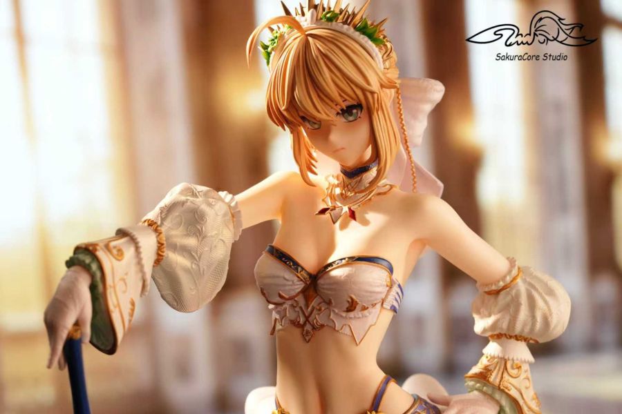 【預購】SakuraCore > Fate > 1/4&1/6 戰鬥禮服 Saber 阿爾托莉雅 (雙比例) SakuraCore,Fate,Saber,阿爾托莉雅,GK,玩具,收藏,擺件,模型,公人偶,手辦,動漫