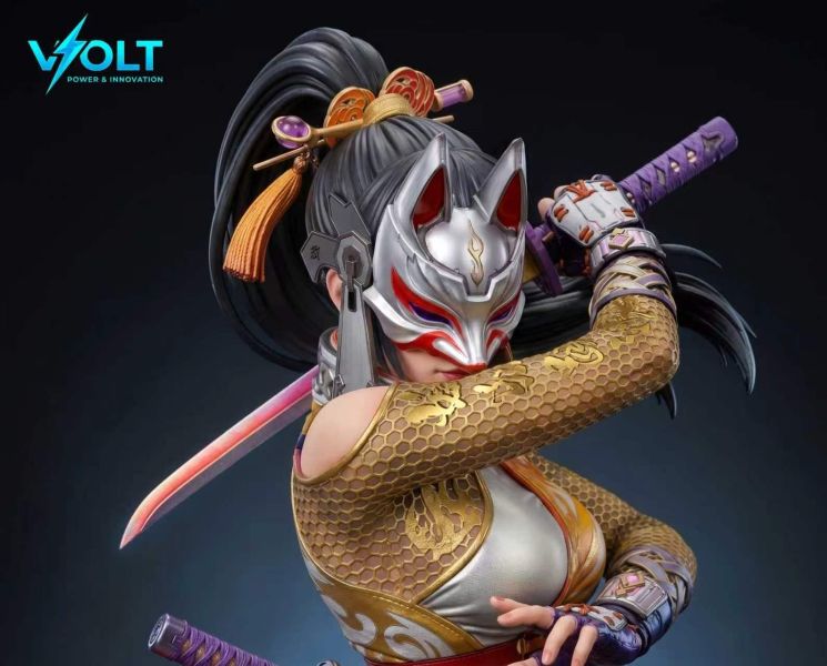 【預購】VOLT-Studio > 鐵拳 > 1/6 狐面女忍 州光 VOLT-Studio,鐵拳,州光,GK,玩具,收藏,擺件,模型,公仔,人偶,手辦,動漫