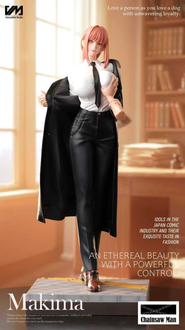 【售罄-代購/追加服務請洽客服】Venus Mint工作室 > 鏈鋸人 > 1/4 瑪奇瑪&蕾潔 (雙版本) VM工作室,鏈鋸人,瑪奇瑪,蕾潔,GK,玩具,收藏,擺件,模型,公仔,人偶,手辦,動漫