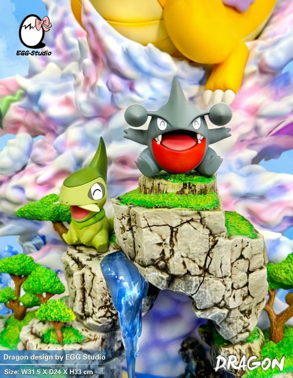 【已售罄，如欲追加請私訊客服@toykokoro】EGG阿蛋小作坊>寶可夢>龍系全家桶 快龍山谷 寶可夢,神奇寶貝,Pokémon,快龍山谷,龍系全家桶,EGG阿蛋小作坊,GK,玩具,雕像,擺件,收藏