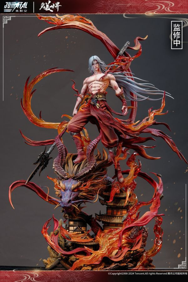 【預購】《正版授權》集模堂jomatal & 騰訊視頻 > 神印王座 > 1/6 紅衣石昊 神印王座,紅衣石昊,GK,玩具,收藏,擺件