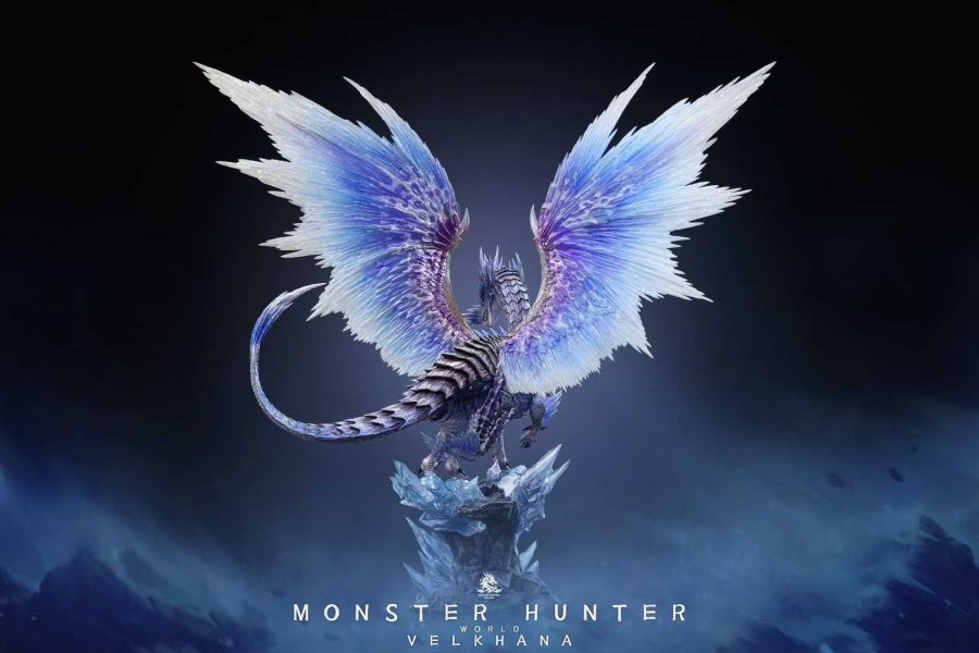 【預購】DragonRealm-Studio > 魔物獵人 > 怪物獵人系列002 冰呪龍 (雙版本) 魔物獵人,冰呪龍,GK,玩具,模型,雕像,共鳴
