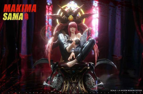 【補款】TY天元工作室 > 鏈鋸人 > 1/4 女神系列 瑪奇瑪 鏈鋸人,瑪奇瑪,GK,玩具,模型,雕像,共鳴