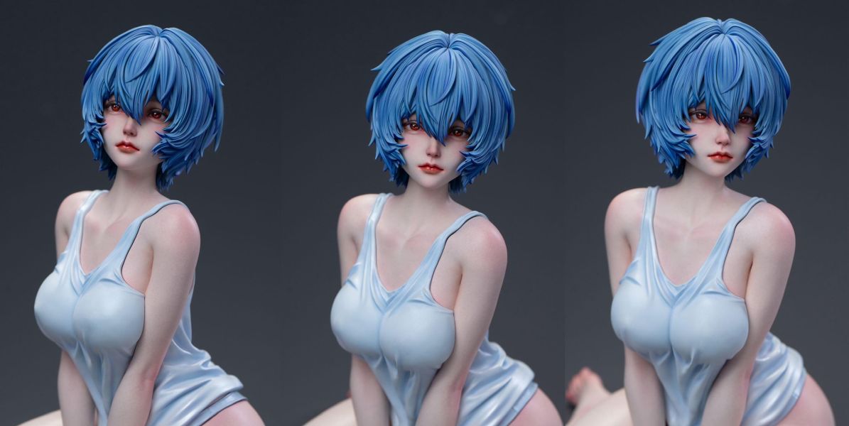 【預購】WAWA-Studio > EVA新世紀福音戰士 > 1/4 綾波零 (雙版本) 小浣熊工作室,崩壞：星穹鐵道,銀狼LV999,GK,玩具,收藏,擺件,模型,公仔,人偶,手辦,動漫