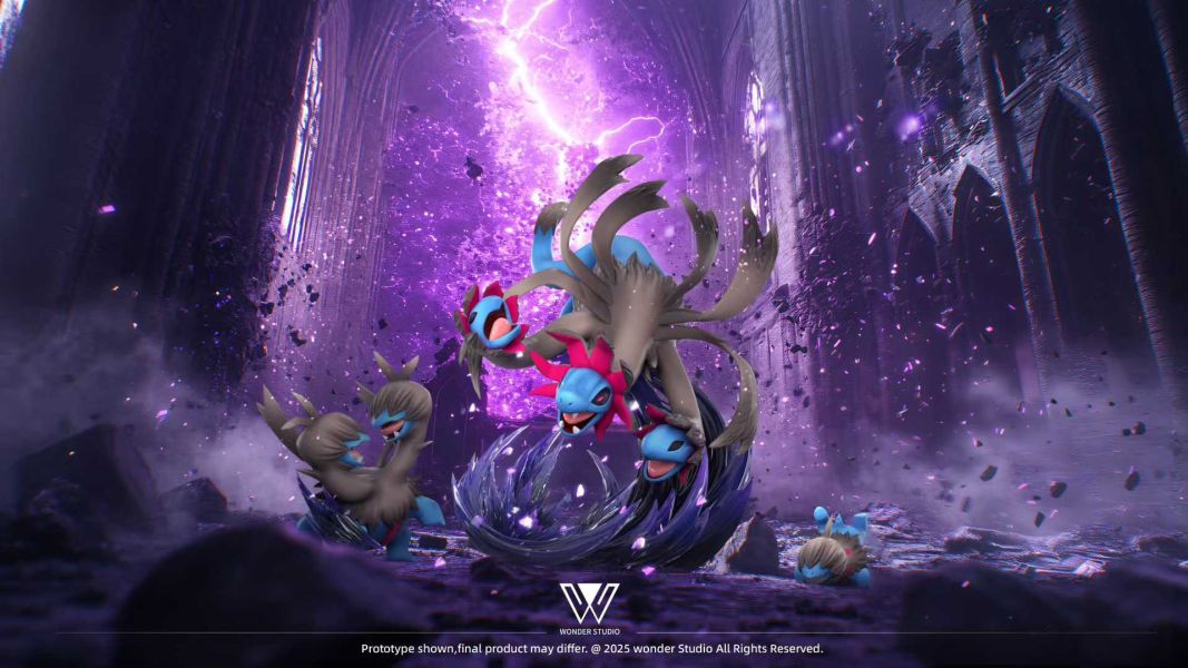 【預購】玩得Wonder > 寶可夢 > 1/20 三首惡龍進化組 (多版本) 玩得Wonder,寶可夢,三首惡龍,GK,玩具,收藏,擺件,模型,公仔,人偶,手辦,動漫