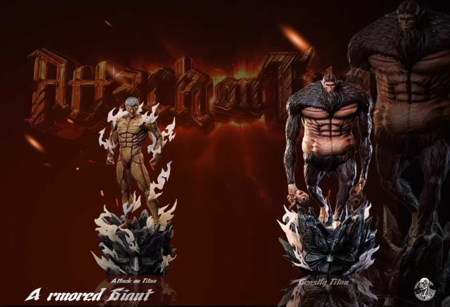 【預購】Warhead-Studio > 進擊的巨人 > 石像門神第二彈巨人系列 獸之巨人 僵屍車工作室,數碼寶貝,雷光獸,GK,玩具,收藏,擺件,模型,公仔,人偶,手辦,動漫