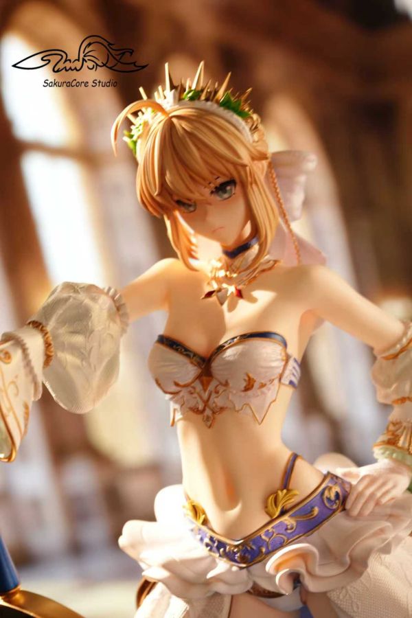 【預購】SakuraCore > Fate > 1/4&1/6 戰鬥禮服 Saber 阿爾托莉雅 (雙比例) SakuraCore,Fate,Saber,阿爾托莉雅,GK,玩具,收藏,擺件,模型,公人偶,手辦,動漫
