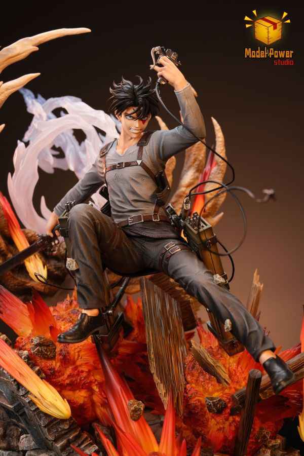 【在台現貨】Model Power-Studio > 進擊的巨人 > 第六彈 巷戰 兵長 進擊的巨人,巷戰兵長,兵長,GK,玩具,模型,雕像,共鳴