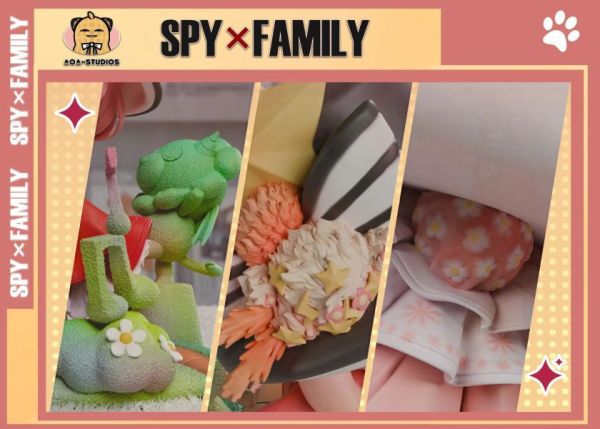 【已售罄，如欲追加請私訊客服@toykokoro】AOA-Studio>SPY×FAMILY間諜家家酒>阿尼亞系列第二彈 歌劇安妮亞 間諜家家酒,SPYFAMILY,SPYxFAMILY,歌劇,安妮亞,佛傑,GK,玩具,模型,雕像,擺飾,收藏,共鳴