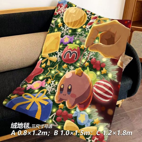 【預購】千鳥社>任天堂>卡比聖誕 星之卡比聖誕節睡毯地毯裝飾畫 鬼滅之刃,炎柱,九柱,上弦,下弦,GK,玩具,模型,雕像,共鳴