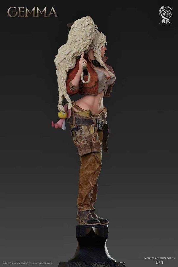 【預購】魂殿工作室>魔物獵人>1/4 Gemma 海賊王,雷神,艾涅爾,GK,玩具,模型,雕像,擺飾,收藏,共鳴