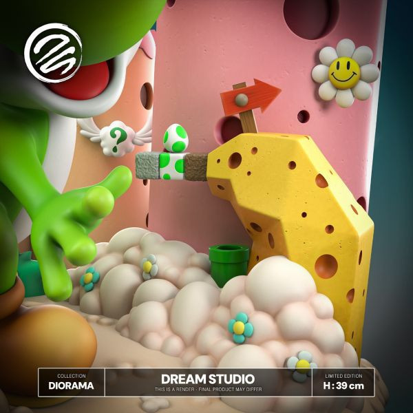 【預購】Dream-Studio>任天堂>超級瑪利歐 耀西島立體模型 超級瑪利歐,SuperMario,耀西島,DreamStudio,GK,玩具,模型,雕像,擺飾,收藏,共鳴