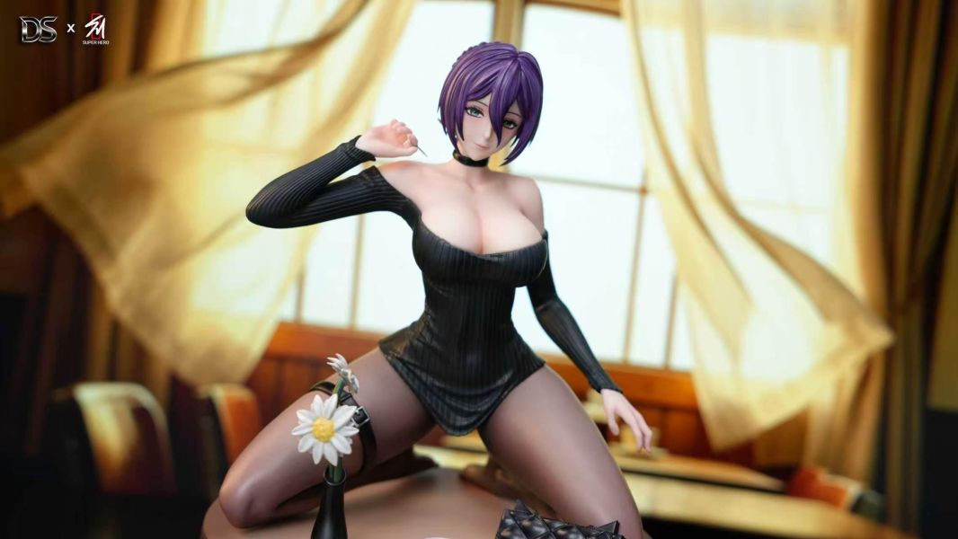 【預購】DS-Studio & SUPER HERO超英 > 鏈鋸人 > 咖啡館女團三人組第一彈：蕾潔Reze レゼ(雙版本) DEEP深度,鏈鋸人,蕾潔,GK,玩具,收藏,擺件,模型,公仔,人偶,手辦,動漫