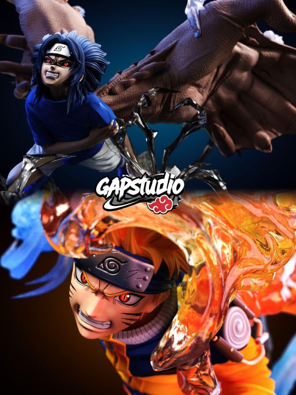 【預購】Gap-Studio > 火影忍者 > 哥倆02 終結之谷 漩渦鳴人 vs 宇智波佐助 映月工作室,原神,芙卡洛斯,GK,玩具,收藏,擺件,模型,公仔,人偶,手辦,動漫