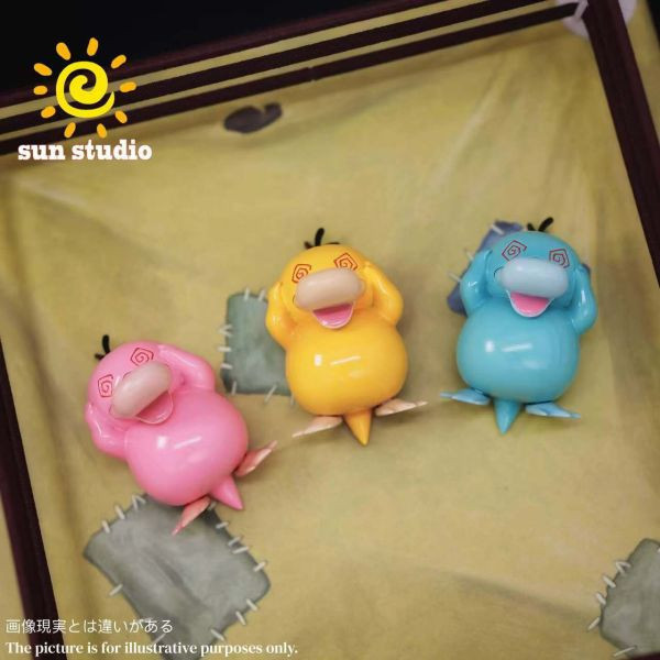 【預購】SUN太陽>寶可夢>圖鑒比例系列 失去戰鬥能力可達鴨(三配色) 寶可夢,Pokemon,Pokémon,可達鴨,GK,玩具,模型,雕像,擺飾,收藏,共鳴