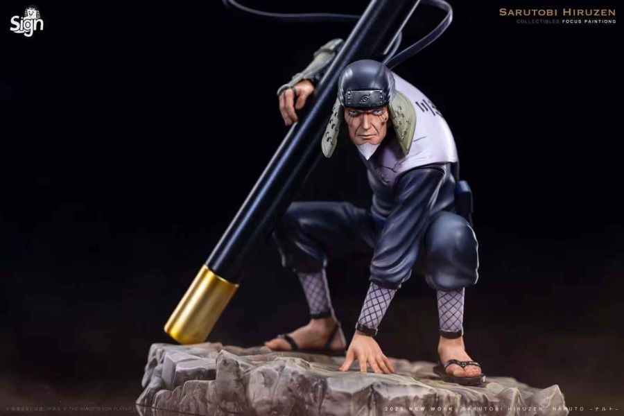 【預購】Sign-Studio > 火影忍者 > 1/6 三代目 猿飛日斬/猿飛蒜山 碧藍航線,妖萌萌 ,七省 ,GK,玩具,模型,雕像,共鳴