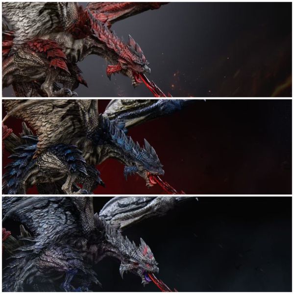 【預購】Edge-Studio > 魔物獵人 > 私人定制 雄火龍 & 銀火龍 & 蒼火龍 C-Studio,七龍珠,紫軍曹,GK,玩具,收藏,擺件,模型,公仔,人偶,手辦,動漫