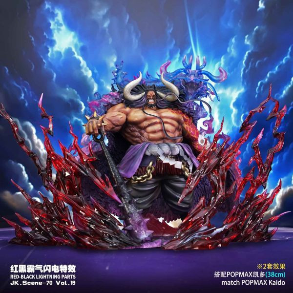 【預購】JacksDo>原創>紅髮特效配件 紅黑霸氣閃電 終末的女武神,秦始皇嬴政,GK,玩具,模型,雕像,擺飾,收藏,共鳴