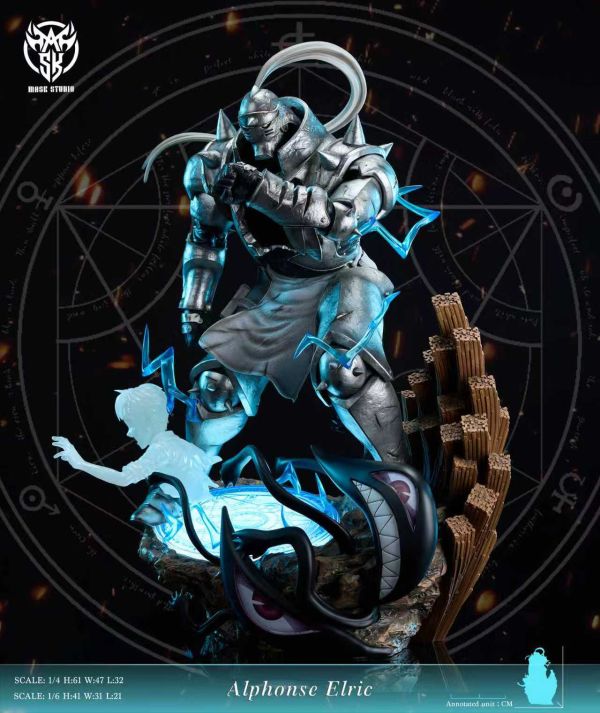 【預購】Mask-Studio > 鋼之煉金術師 > 1/4 & 1/6 第二彈 阿爾馮斯 Mask-Studio,鋼之煉金術師,阿爾馮斯,GK,玩具,收藏,擺件,模型,公人偶,手辦,動漫